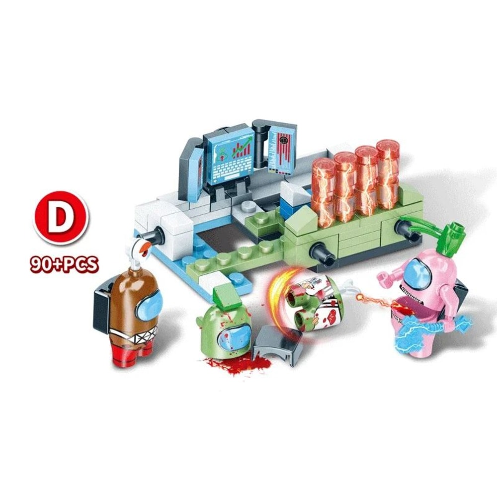 Space Werewolf Anime Building Block Set 8