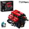 Motorized V8 Engine Building Block Set 10