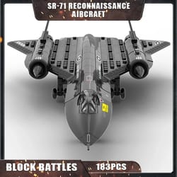 sr71 blackbird spy plane building block set