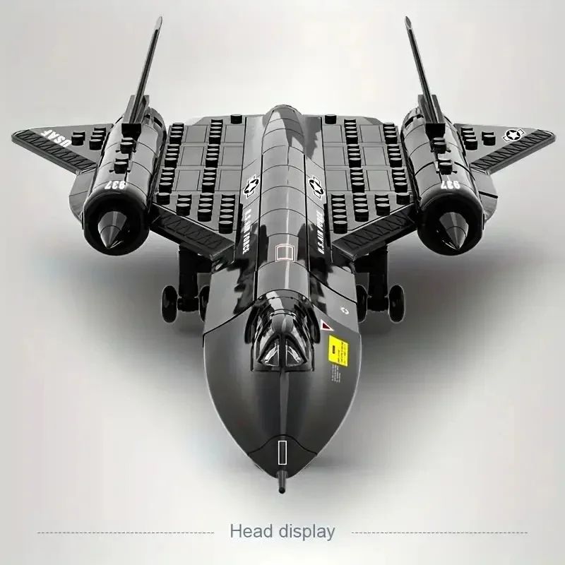 SR71 Blackbird Spy Plane Building Block Set 2