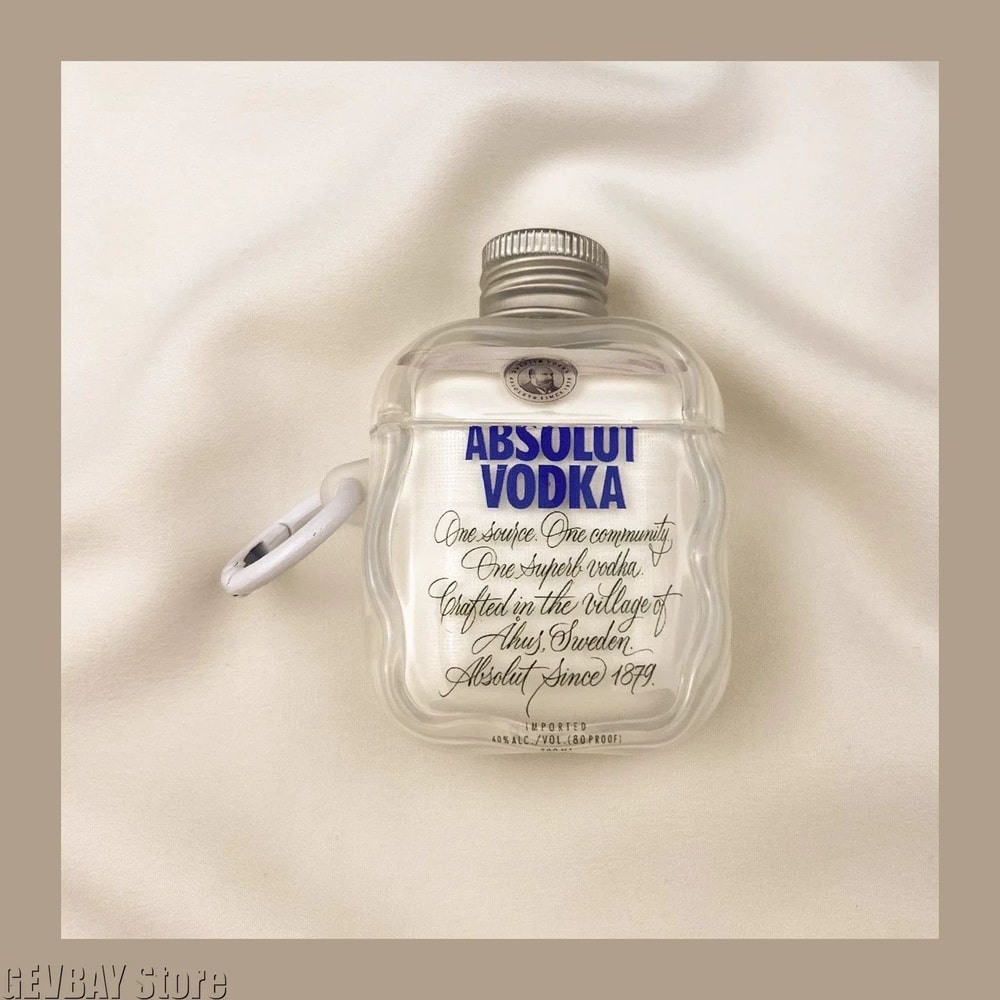 Vodka Bottle AirPods Case Cover 6