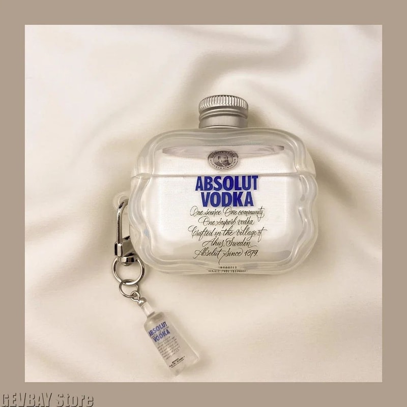 Vodka Bottle AirPods Case Cover 5