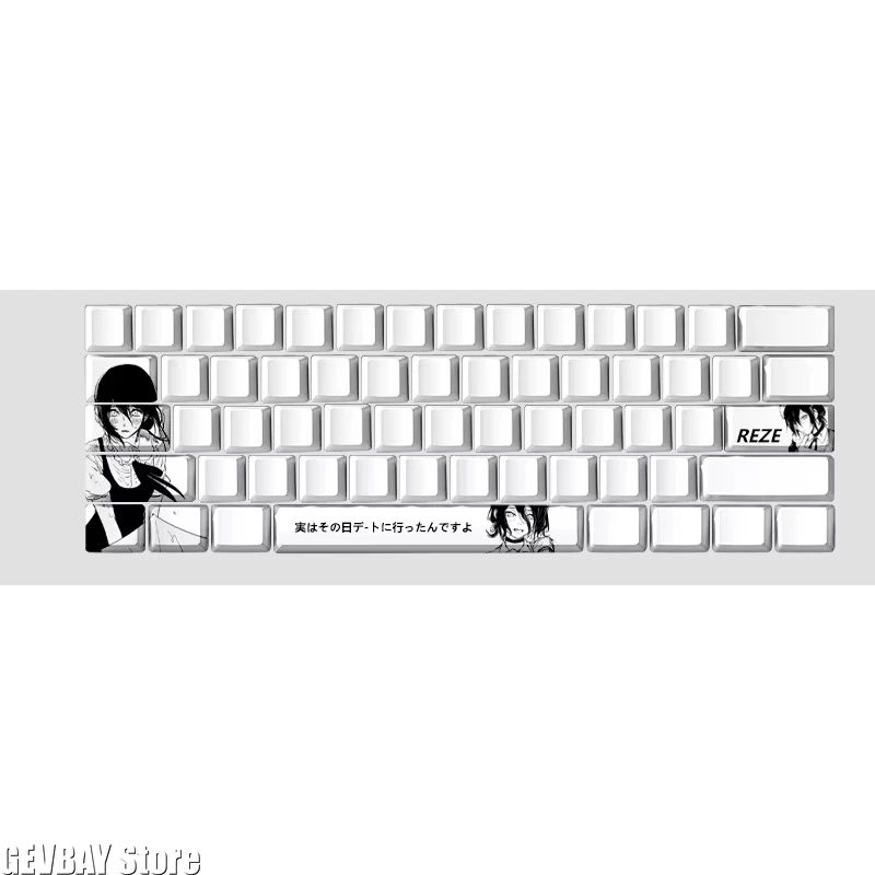 Reze Anime Theme PBT Keycaps For Mechanical Keyboard 5