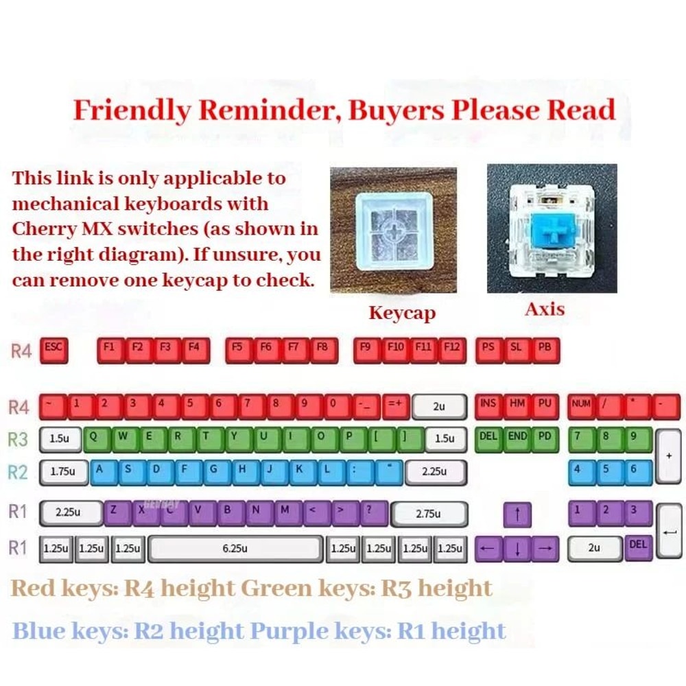 Reze Anime Theme PBT Keycaps For Mechanical Keyboard 6