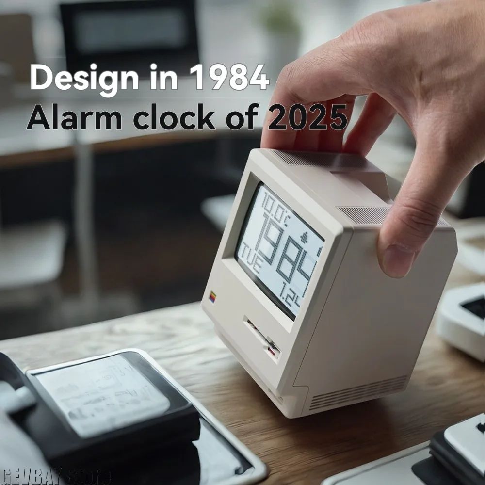 Retro Digital Alarm Clock For Desk And Bedroom 1