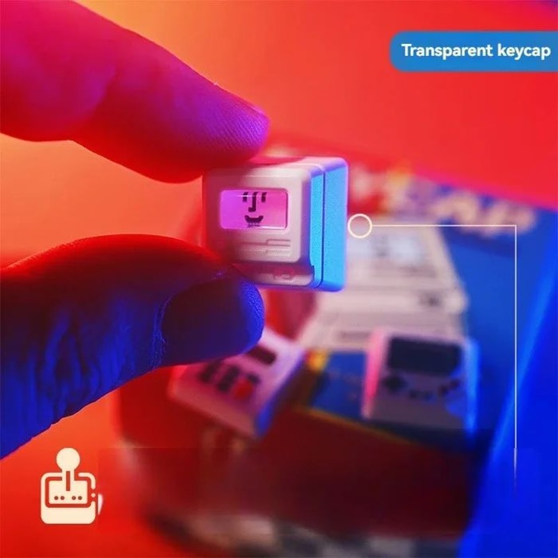 Retro Transparent 3 In 1 Keycap Set For Mechanical Keyboard 10