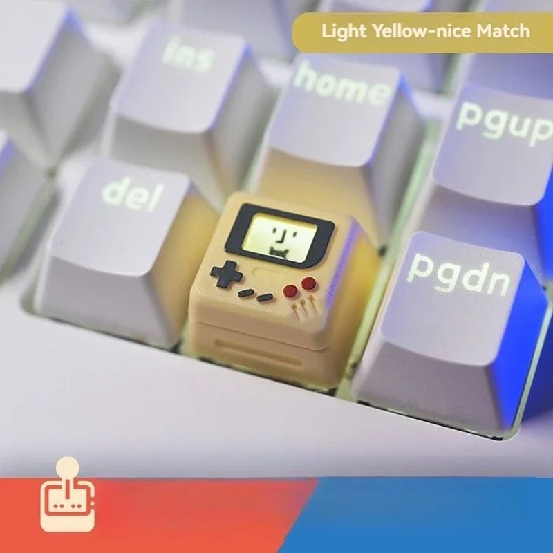 Retro Transparent 3 In 1 Keycap Set For Mechanical Keyboard 12