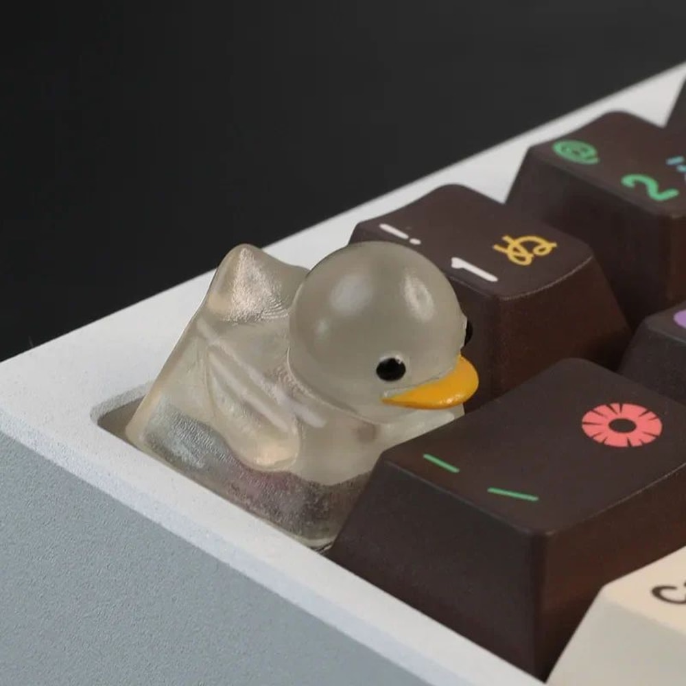 Cute Duck Resin Keycap For Mechanical Keyboard 15