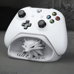 wizard wolf head controller stand for xbox