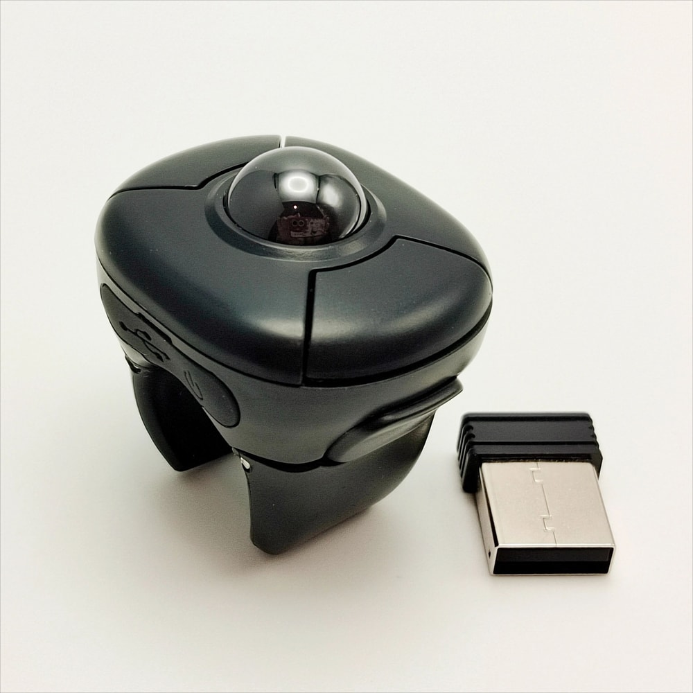 Trackball Finger Ring Mouse Wireless Controller 13