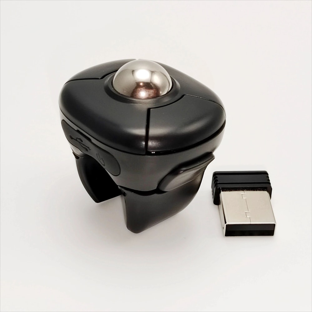 Trackball Finger Ring Mouse Wireless Controller 12