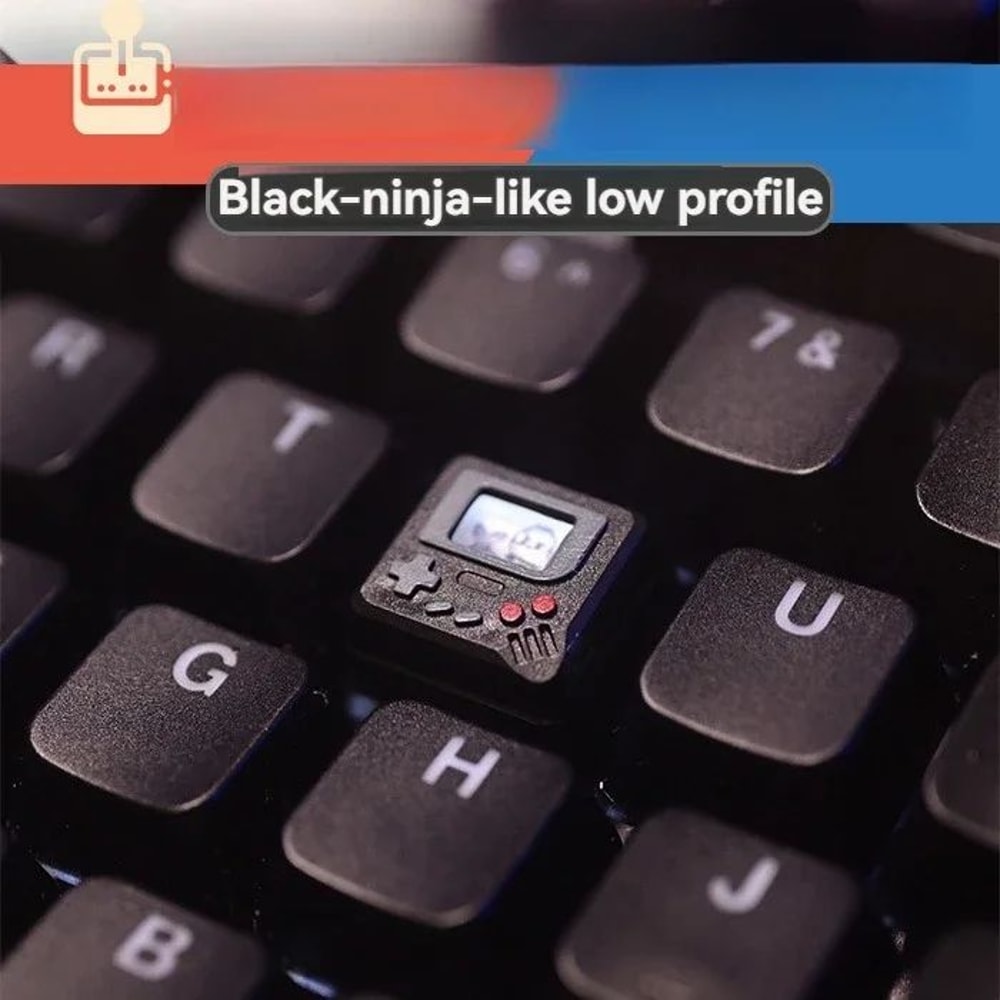 Retro Transparent 3 In 1 Keycap Creative Accessories Set 9