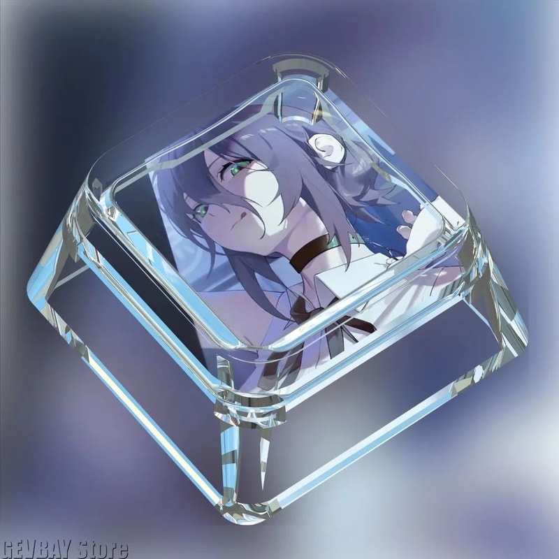 Anime Character Resin Keycap For Mechanical Keyboard 4