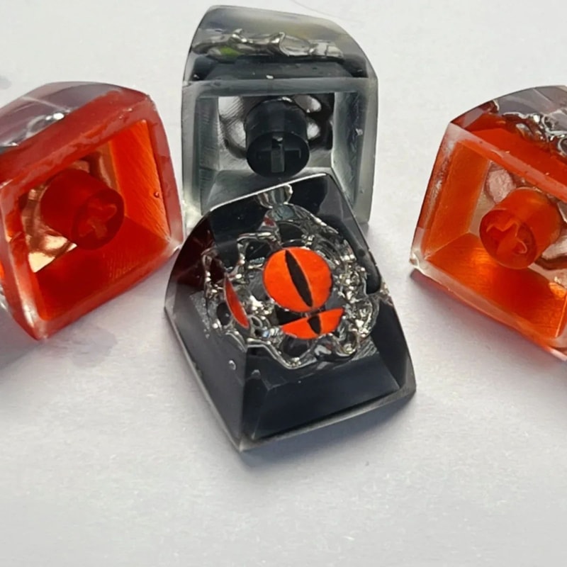 Evil Eye Resin Artisan Keycap 5