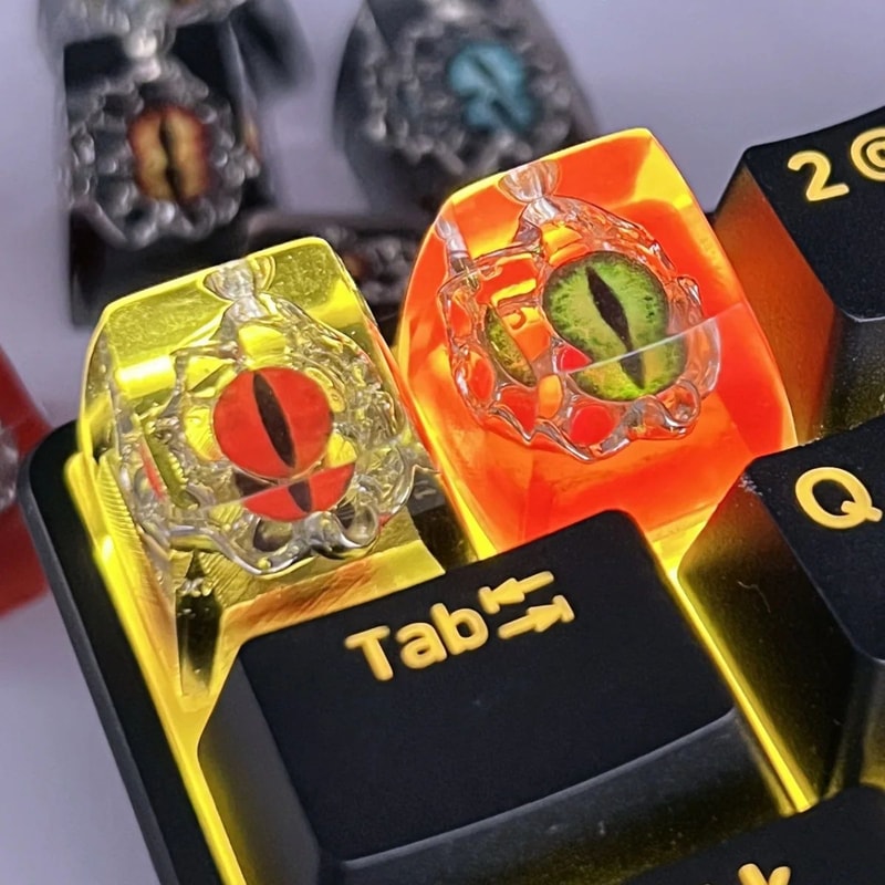 Evil Eye Resin Artisan Keycap 9