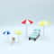 Mini Dollhouse Beach Umbrella Decor 5