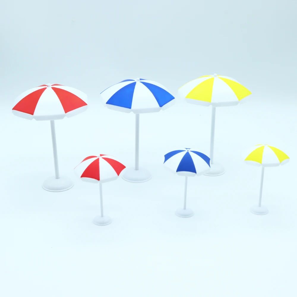 Mini Dollhouse Beach Umbrella Decor 6