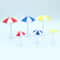 Mini Dollhouse Beach Umbrella Decor 6
