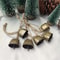 Rustic Cow And Sheep Jingle Bells Set 3