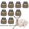 Rustic Cow And Sheep Jingle Bells Set 5