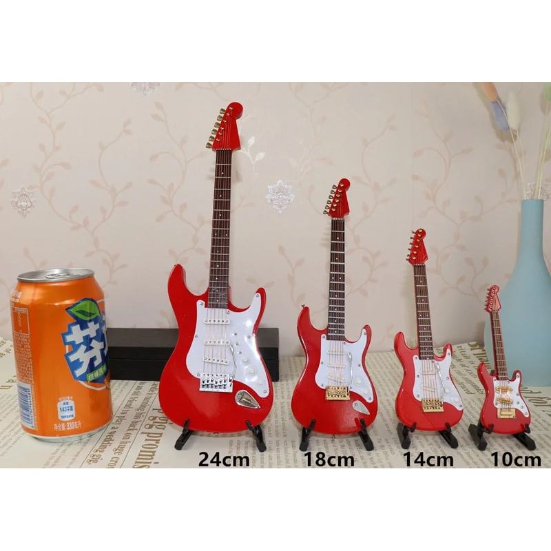 Mini Wooden Electric Guitar Decor 7