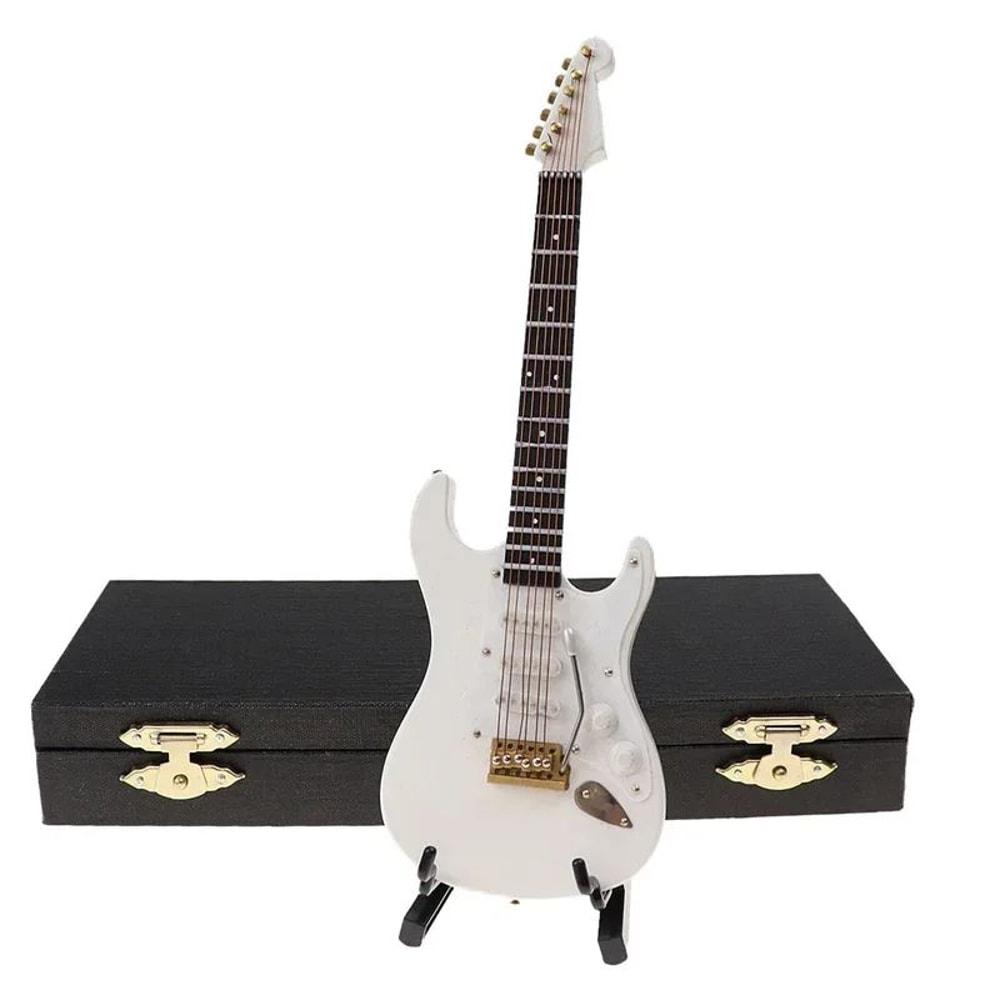Mini Wooden Electric Guitar Decor 12