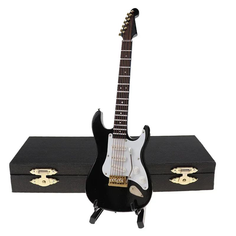 Mini Wooden Electric Guitar Decor 14