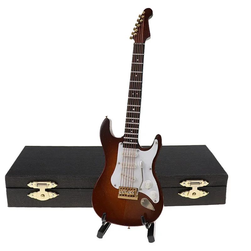 Mini Wooden Electric Guitar Decor 15