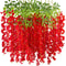 Artificial Violet Vine Hanging Flowers Decor 6