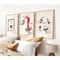 Retro Cocktail And Pasta Wall Art Set 6