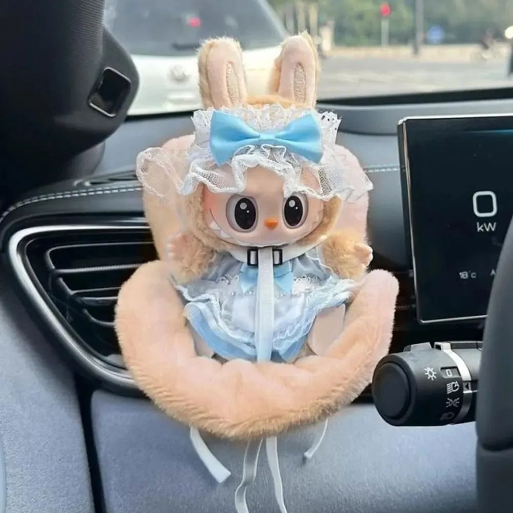 Mini Plush Doll Car Seat Decor 2