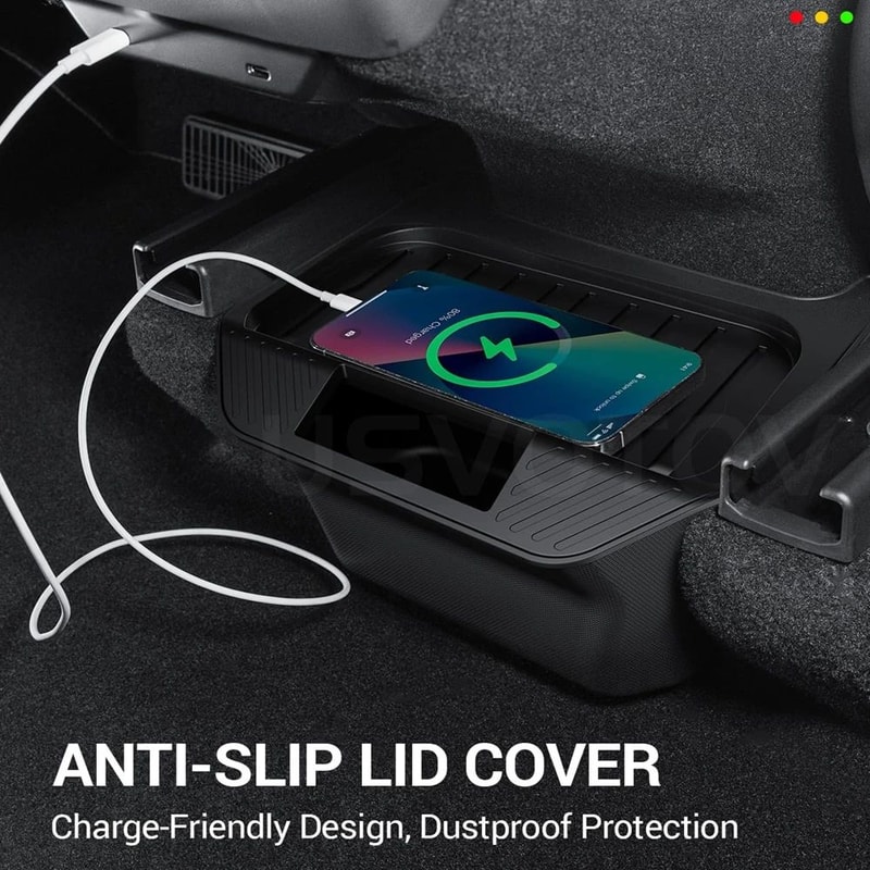 Tesla Model Y Rear Seat Storage Organizer Box 4