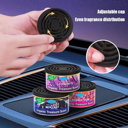 wood block car air freshener perfume