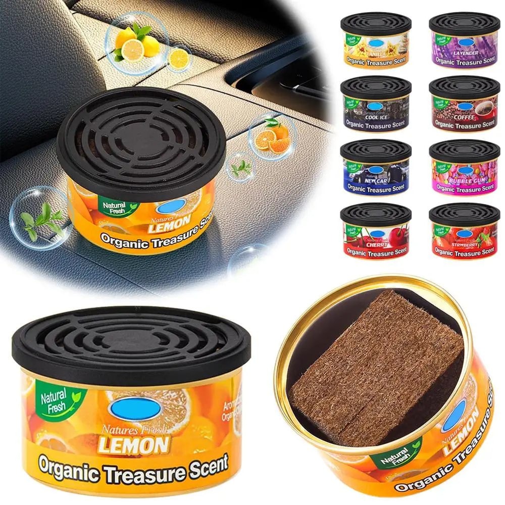 Wood Block Car Air Freshener Perfume 6