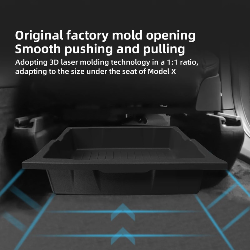 Tesla Model X Under Seat Storage Organizer Box 3
