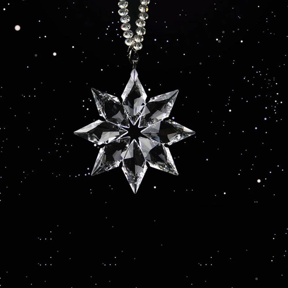 Crystal Snowflake Car Hanging Pendant 2