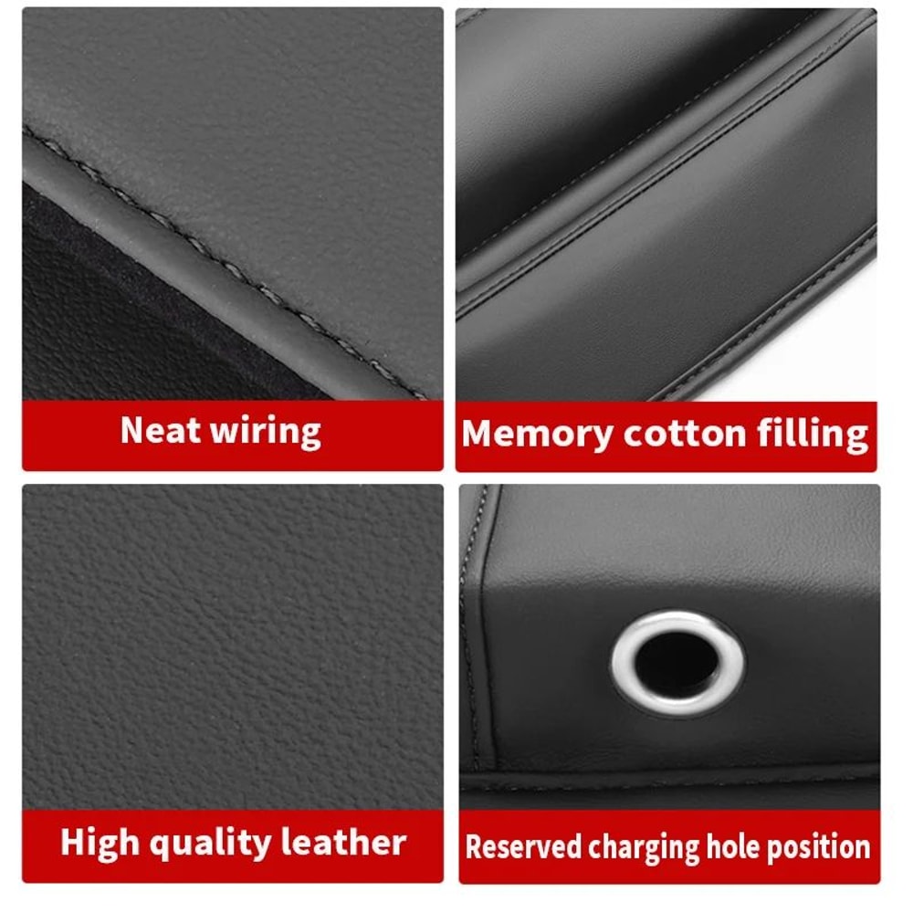 Universal Car Seat Organizer Storage Box With Cup And Phone Holder 7