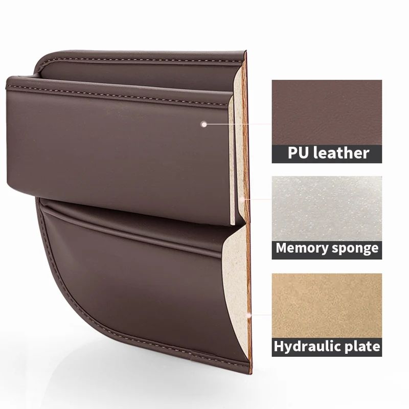 Universal Car Seat Organizer Storage Box With Cup And Phone Holder 8