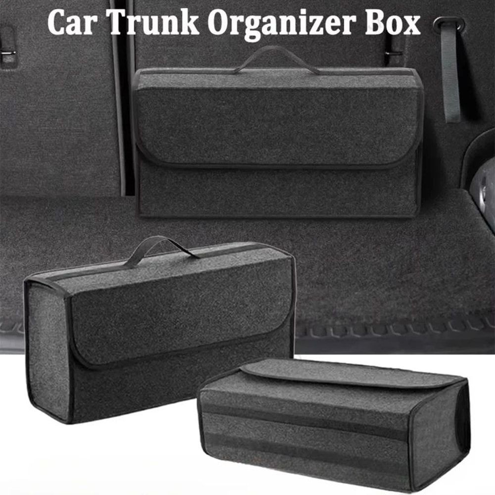Large Felt Car Trunk Storage Organizer 1