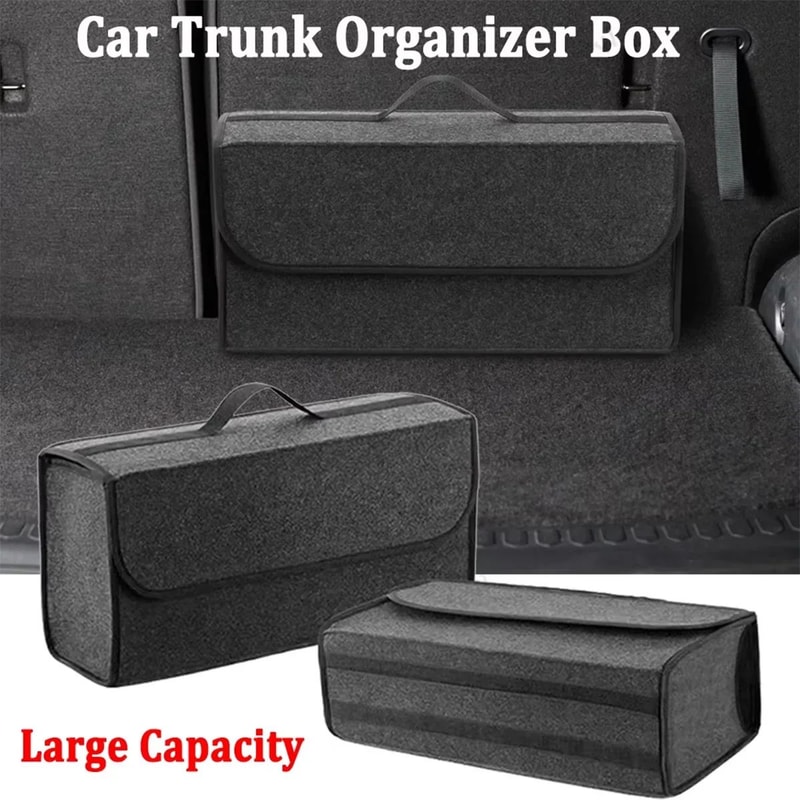 Large Felt Car Trunk Storage Organizer 6