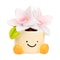 Cute Flower Pot Elf Car Dashboard Decor 5