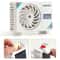 Solar Powered Car Air Vent Fan Decor 3