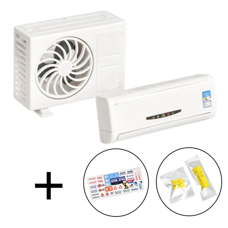 Solar Powered Car Air Vent Fan Decor 7