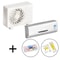 Solar Powered Car Air Vent Fan Decor 6