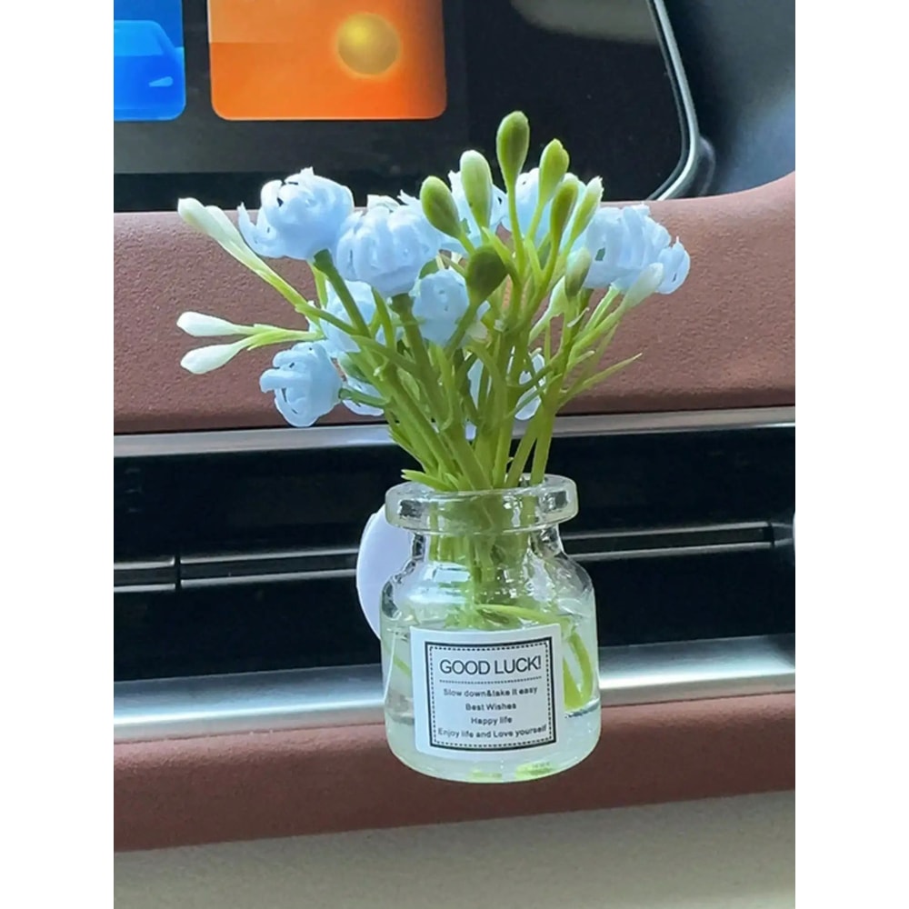 Elegant Silk Flower Car Vent Air Freshener 7