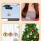 Sparkling Disco Ball Car Mirror Ornament 4pcs 6