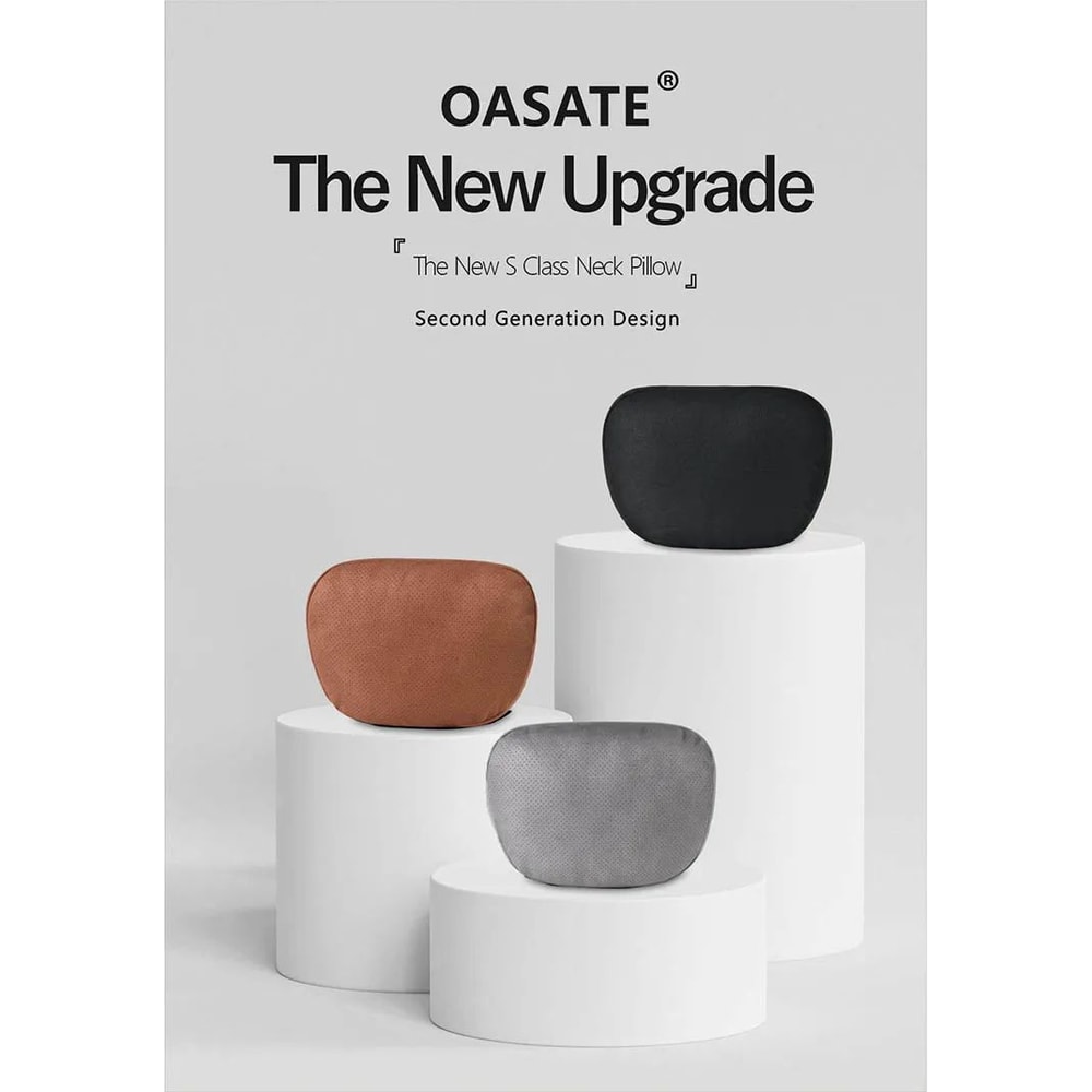 OASATE Adjustable Maybach Style Car Neck And Waist Pillow Set 6