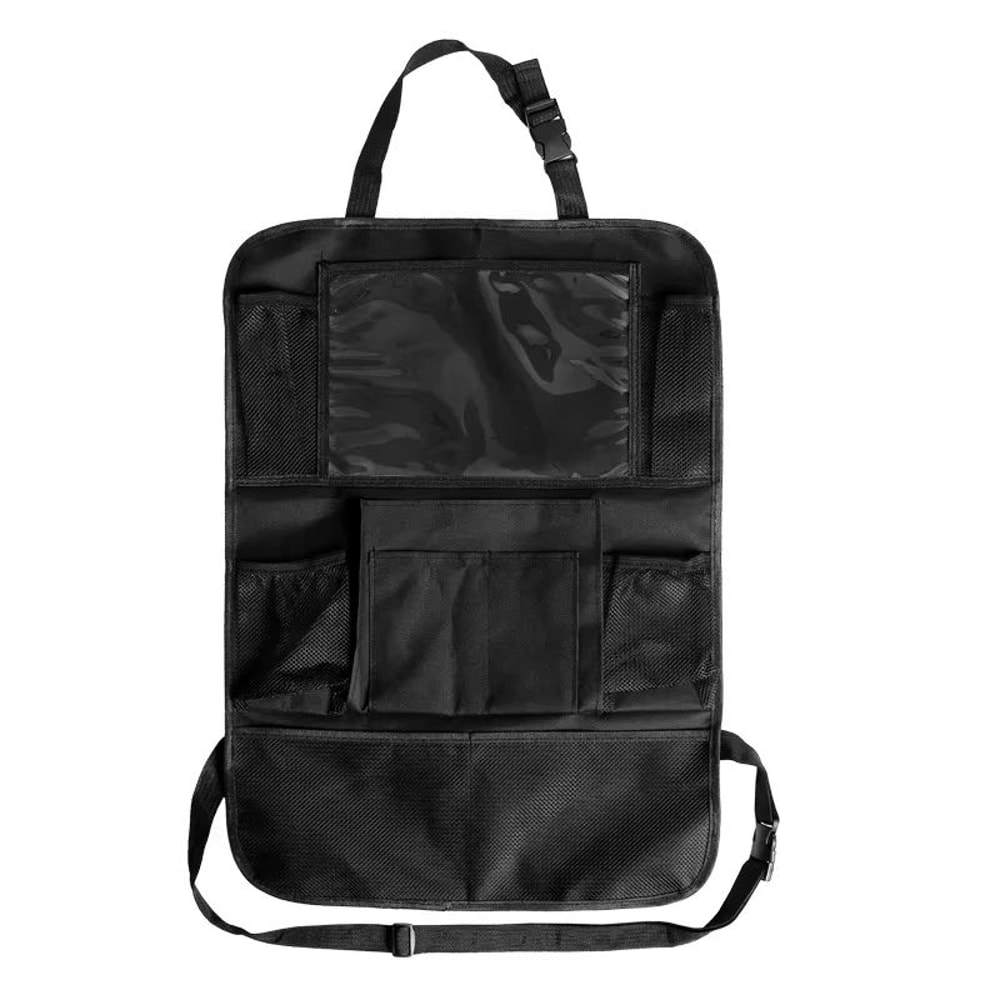 Car Backseat Organizer With Tablet Holder And Storage Pockets 4