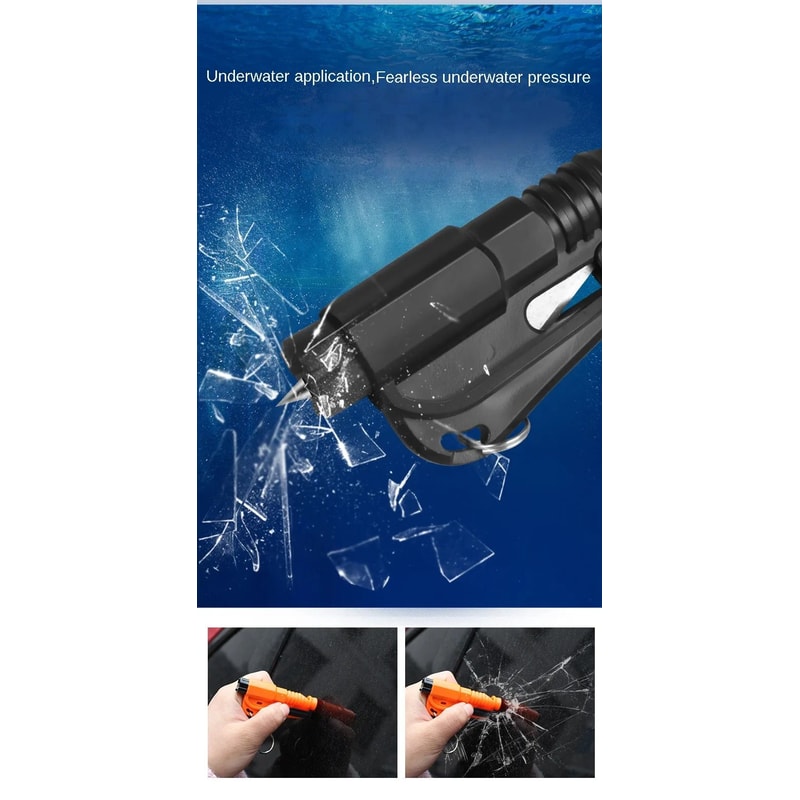 3 In 1 Car Safety Hammer Emergency Escape Tool 7