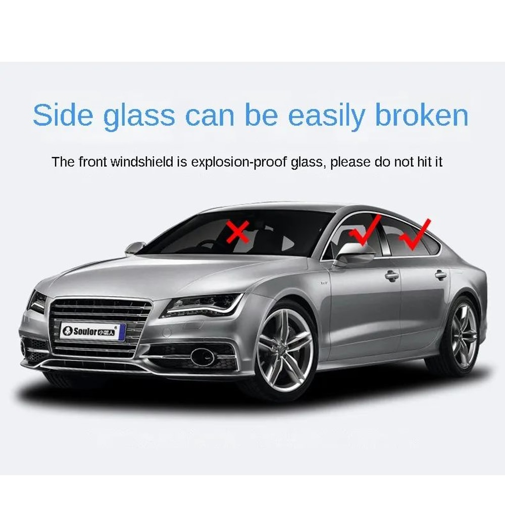 3 In 1 Car Safety Hammer Emergency Escape Tool 12